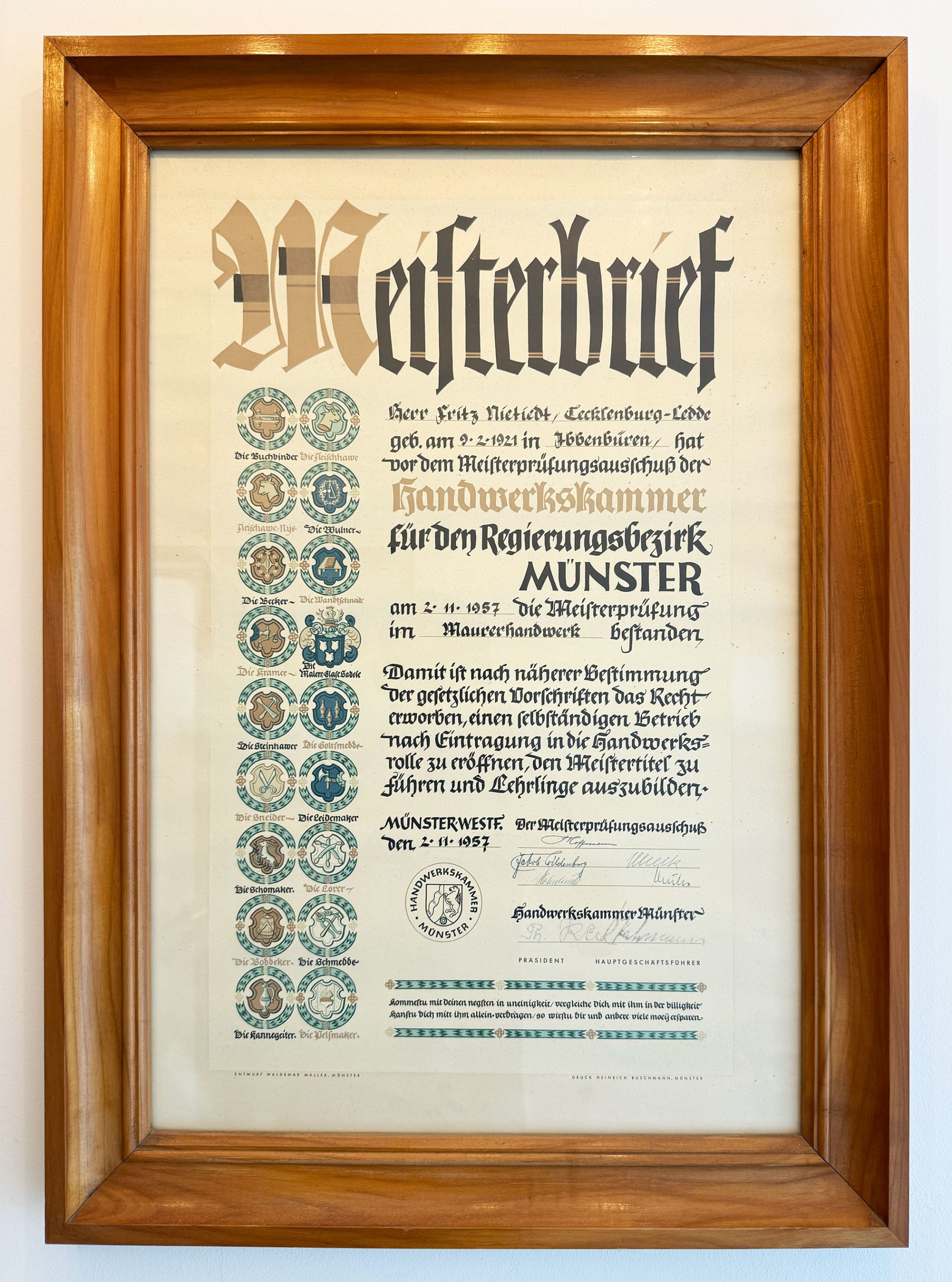 Nietiedt-Bau-GmbH_Meisterbrief-Fritz-Nietiedt